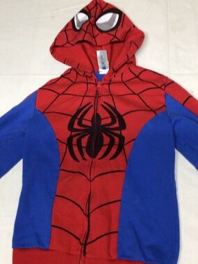 Marvel Spider-Man Red & Blue Zip Hoodie